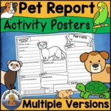 Pet Research Research Poster Activity - Pet Study Graphic 