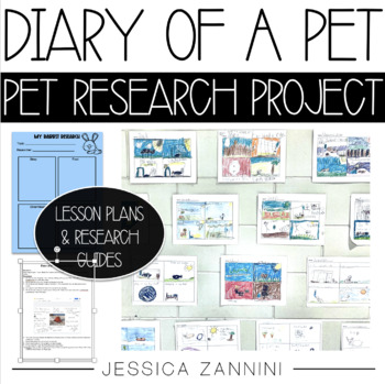 Preview of Pet Research Project - Elementary Library Lesson Plans