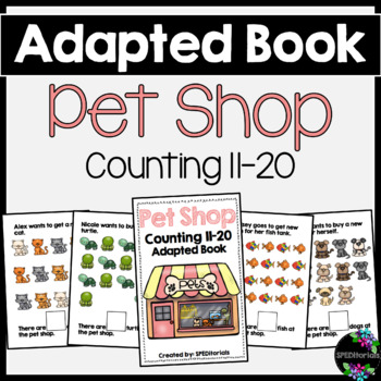 Preview of Pet Shop Adapted Book (Counting 11-20)