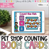 Pet Shop Counting to Ten BOOM Cards | Digital Task Cards |