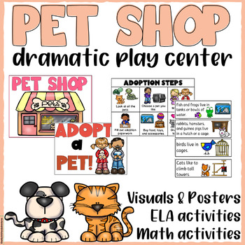 Preview of Pet Shop Dramatic Play Center