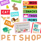 Pet Shop Dramatic Play Signage and Prints - Digital Download
