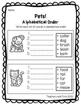 Pet Shop Grammar by Teachers and Tots- Heather Scheel | TpT