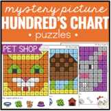 Pet Shop Mystery Picture Hundred's Chart Puzzles