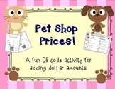 Pet Shop Prices! A Money Adding Activity