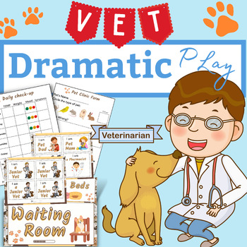 Preview of Pet Shop Veterinarian Dramatic Play - Vet Office Play