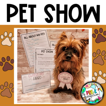 Preview of Pet Show and Tell - Stuffed Animals Presentation