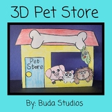 Pet Store 3D Art Project with Story!