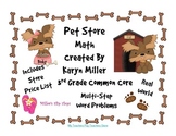 Pet Store Math - Multi-Step Word Problems - 3.OA.8 - CC 3r