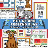 Pet Store Pretend Play Printables