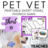 Short e Vowel Game - Pet Vet