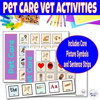 Pet Vet Animal Care Clinic Dramatic Play by Speechie Trish | TPT