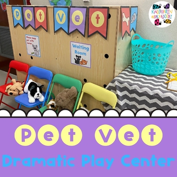 Preview of Pet Vet Dramatic Play Center - Pre-School, Pre-K, and Kindergarten