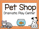 Pet shop and Pet Grooming Dramatic Play set
