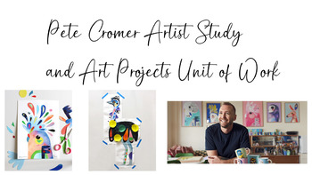 Preview of Pete Cromer Artist Study and Unit of Work- Australia, Art, Collage