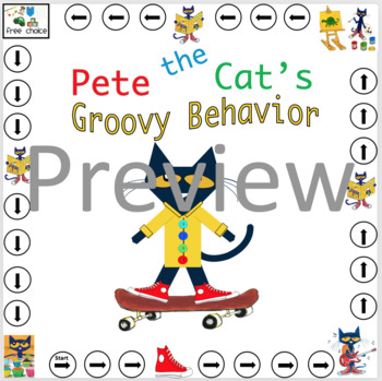 Preview of Pete The Cat Behavior Reward System