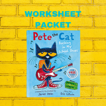 Preview of Pete The Cat: Rocking In My School Shoes FREE Activity Packet