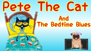 Preview of Pete The Cat and The Bedtime Blues: Listening Center Response Sheets + QR CODE