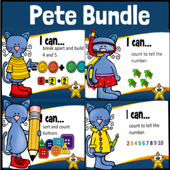 Preview of Buttons Math Activities | BOOM CARDS | Distance Learning Bundle