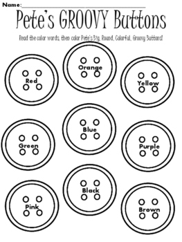 pete the cat buttons printables