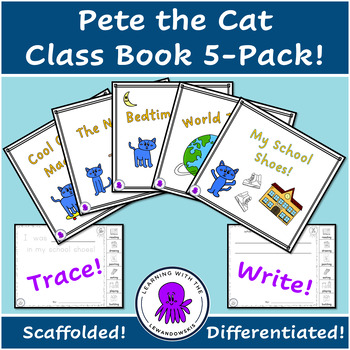 Pete the Cat - Book Companion 5-Pack! Class Books! | TPT