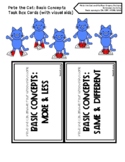 Pete the Cat Groovy Task Box Cards: Basic Concepts