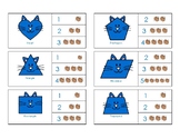 Pete the Cat Inspired Clip Cards - Syllable Counting | Rea