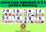 Pete the Cat Lowercase Alphabet and Picture Matching