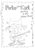 Pete the Cat Rocking in My School Shoes coloring