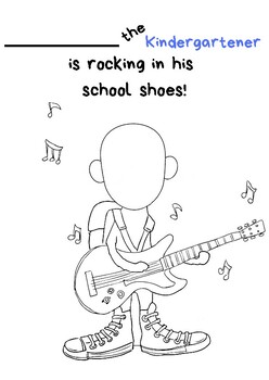 Pete the Cat Rocking in My School Shoes coloring page (Kindergarten ...