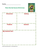 Pete the Cat Saves Christmas Graphic Organizer with Answer Key