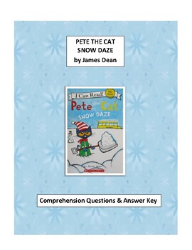 pete the cat snow daze activities