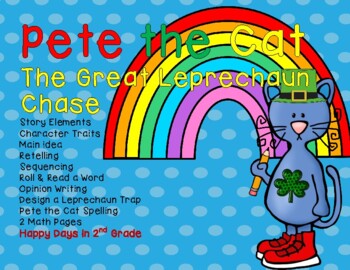 Preview of Pete the Cat The Great Leprechaun Chase - Just Print & Go!