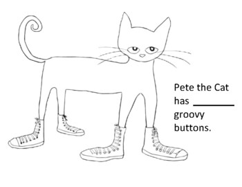 pete the cat and his four groovy buttons template