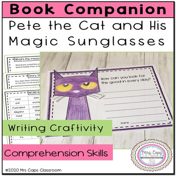 Preview of Pete the Cat and His Magic Sunglasses Book Companion 2nd Grade