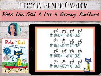 Preview of Pete the Cat and his Four Groovy Buttons Read Aloud, Rhythm, Song, & Steady Beat