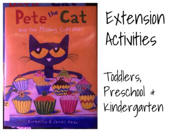 Preview of Pete the Cat and the Missing Cupcakes Extension Activities