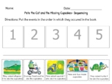 Pete the Cat and the Missing Cupcakes Sequencing and Actions