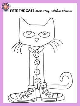 Pete the cat: I love my white shoes by Missvanaclocha | TPT