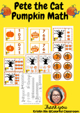 Pete the cat pumpkin Math