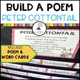 Peter Cottontail Build a Poem - Easter Pocket Chart poem