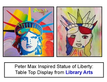 Peter Max Inspired Statue of Liberty Art Activity Kit