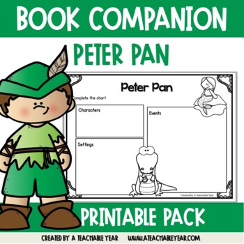Preview of Peter Pan Book Companion | Great for ESL & Primary Students