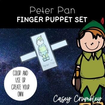 Peter Pan Puppets Paper Craft Kit by Djeco – Junior Edition