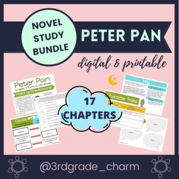 Preview of Peter Pan Novel Study ⭐️ Bundle ⭐️