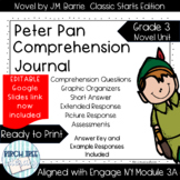 Peter Pan Novel Unit Comprehension Journal (w/ Google Slid