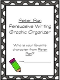 Peter Pan Persuasive/Opinion Writing Graphic Organizer