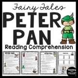 Peter Pan Reading Comprehension Worksheet and Sequencing F