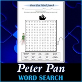 Peter Pan Word Search Puzzle