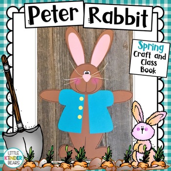 Preview of Peter Rabbit Craft | Spring |  Writing Activities